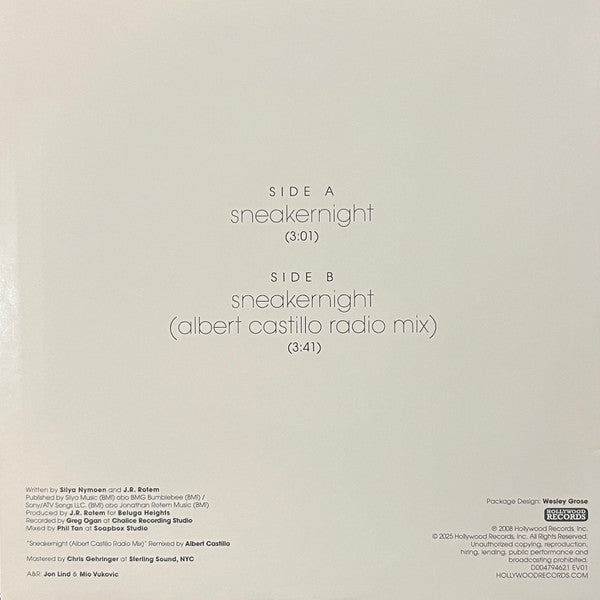 Vanessa Hudgens : Sneakernight (7",45 RPM,Limited Edition)