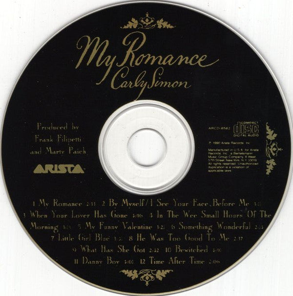 Carly Simon : My Romance (Album,Stereo)
