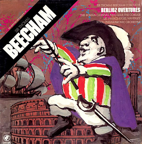 Sir Thomas Beecham, Royal Philharmonic Orchestra / Hector Berlioz : Sir Thomas Beecham Conducts Berlioz Overtures (LP,Album,Reissue,Mono)