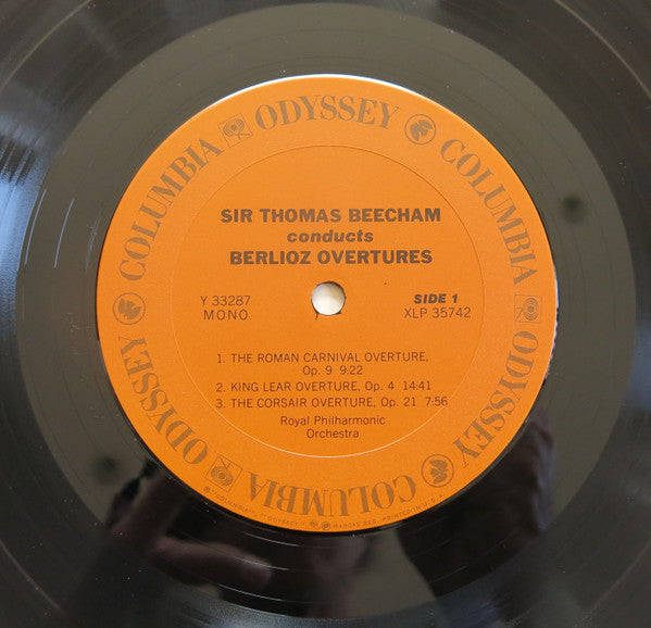 Sir Thomas Beecham, Royal Philharmonic Orchestra / Hector Berlioz : Sir Thomas Beecham Conducts Berlioz Overtures (LP,Album,Reissue,Mono)