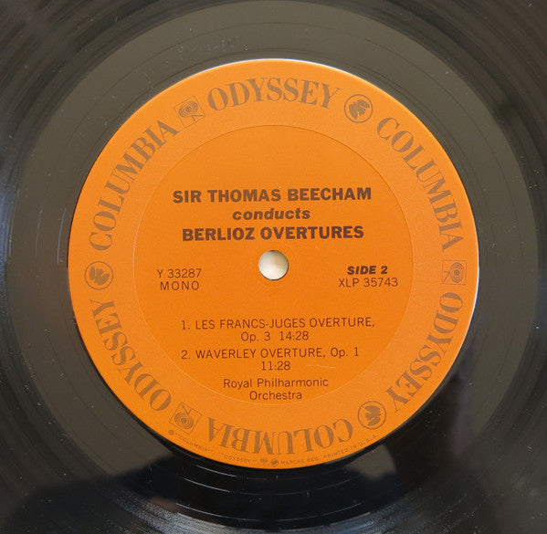Sir Thomas Beecham, Royal Philharmonic Orchestra / Hector Berlioz : Sir Thomas Beecham Conducts Berlioz Overtures (LP,Album,Reissue,Mono)