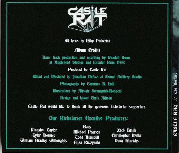 Castle Rat : The Bestiary (Album,Stereo)