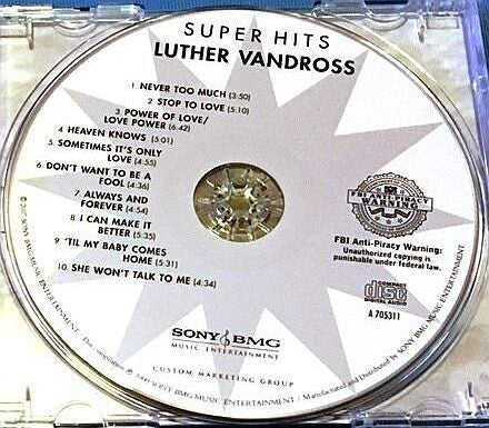 Luther Vandross : Super Hits (Compilation)