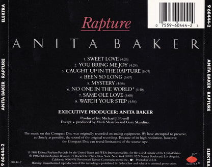 Anita Baker : Rapture (Album)