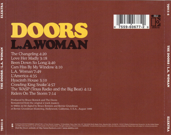 Doors, The : L.A. Woman (HDCD,Album,Reissue,Remastered,Stereo)