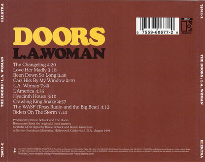 Doors, The : L.A. Woman (HDCD,Album,Reissue,Remastered,Stereo)