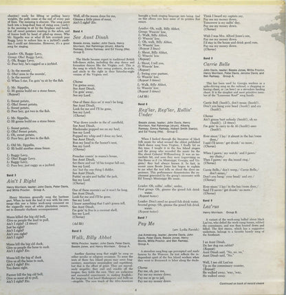 Various : Georgia Sea Island Songs (LP,Stereo)