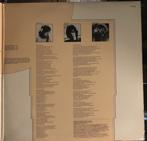 Al Stewart : Year Of The Cat (LP,Album,Reissue)