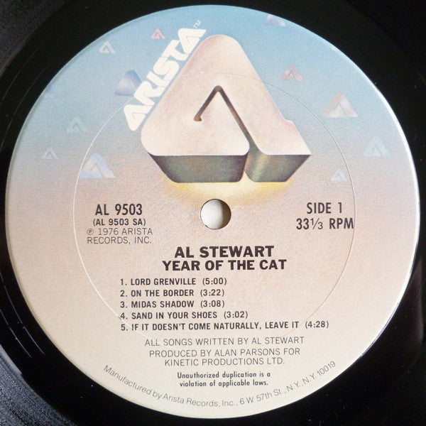 Al Stewart : Year Of The Cat (LP,Album,Reissue)