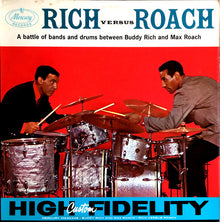Buddy Rich And Max Roach : Rich Versus Roach (LP,Album,Mono)