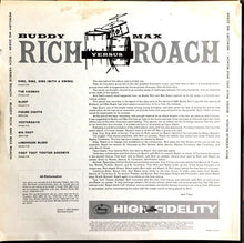 Buddy Rich And Max Roach : Rich Versus Roach (LP,Album,Mono)