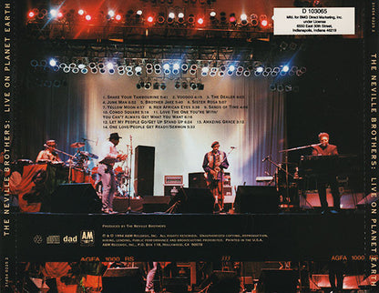Neville Brothers, The : Live On Planet Earth (Album,Club Edition)