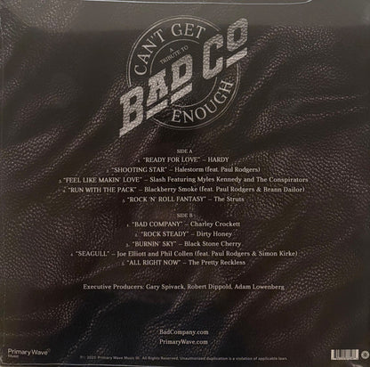 Various : Can't Get Enough: A Tribute To Bad Company (12",33 ⅓ RPM,Album,Stereo)