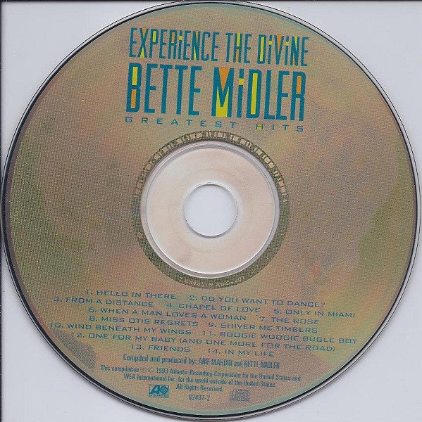 Bette Midler : Experience The Divine (Greatest Hits) (Compilation)