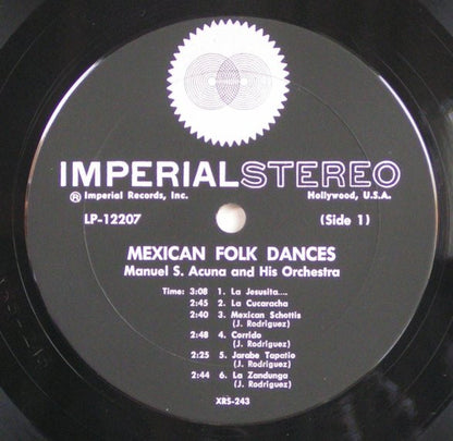 Orquesta De Manuel S. Acuña : Mexican Folk Dances (LP)