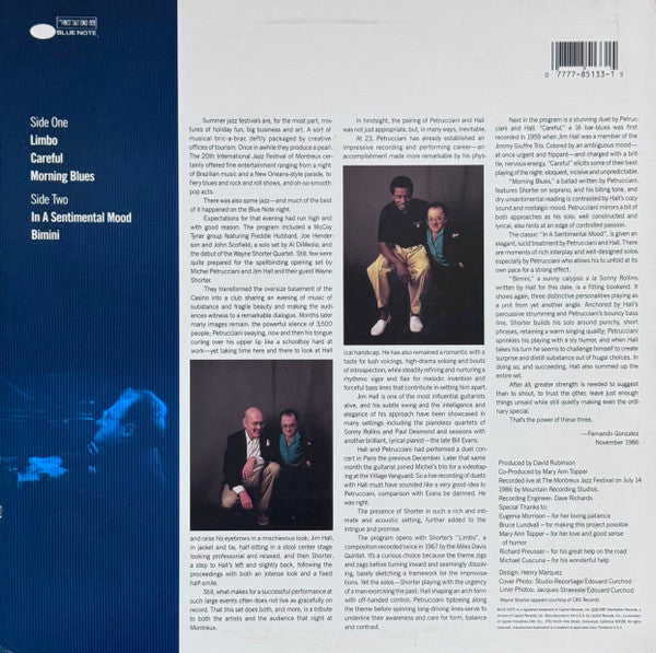 Michel Petrucciani : Power Of Three (LP,Album,Stereo)