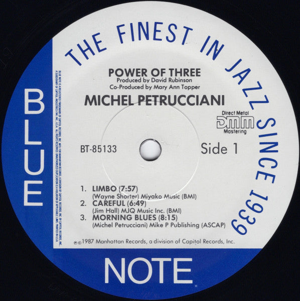 Michel Petrucciani : Power Of Three (LP,Album,Stereo)