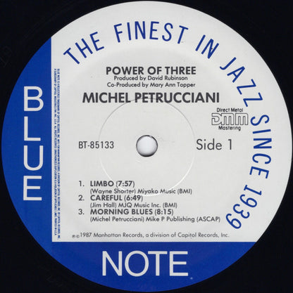 Michel Petrucciani : Power Of Three (LP,Album,Stereo)