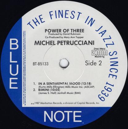 Michel Petrucciani : Power Of Three (LP,Album,Stereo)