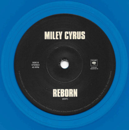 Miley Cyrus : Walk Of Fame / Reborn (7",45 RPM,Single,Limited Edition,Stereo)