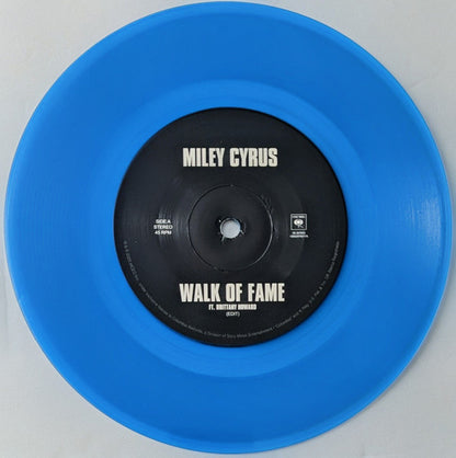 Miley Cyrus : Walk Of Fame / Reborn (7",45 RPM,Single,Limited Edition,Stereo)