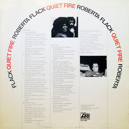 Roberta Flack : Quiet Fire (LP,Album)