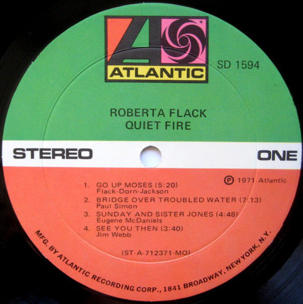 Roberta Flack : Quiet Fire (LP,Album)