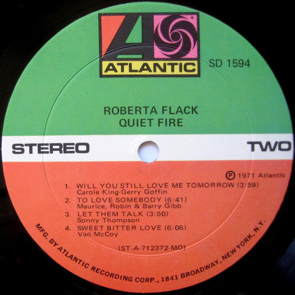 Roberta Flack : Quiet Fire (LP,Album)