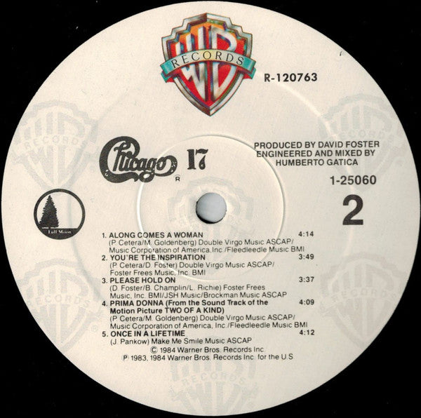 Chicago (2) : Chicago 17 (LP,Album,Club Edition)