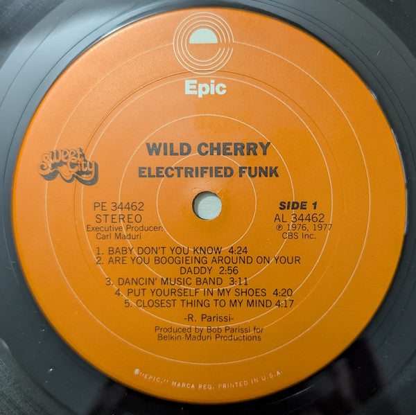Wild Cherry : Electrified Funk (LP,Album,Stereo)