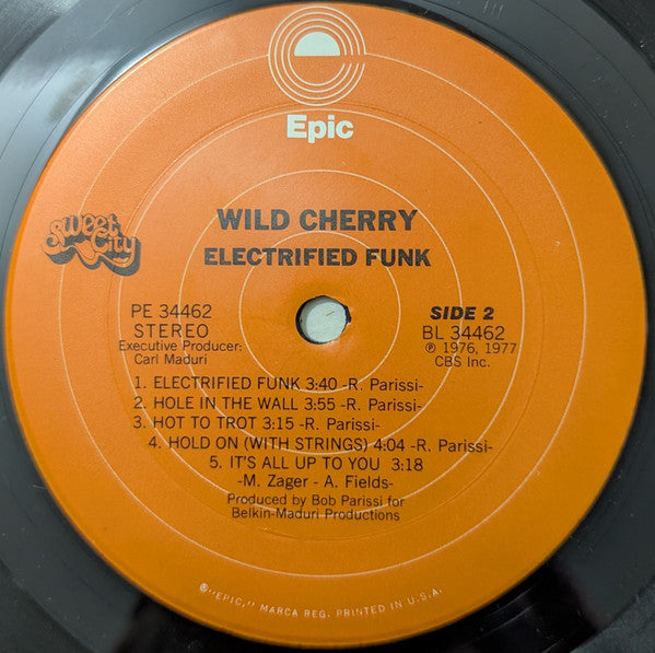 Wild Cherry : Electrified Funk (LP,Album,Stereo)
