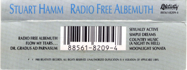 Stuart Hamm : Radio Free Albemuth (Album)