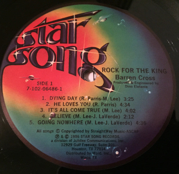 Barren Cross : Rock For The King (LP,Album)