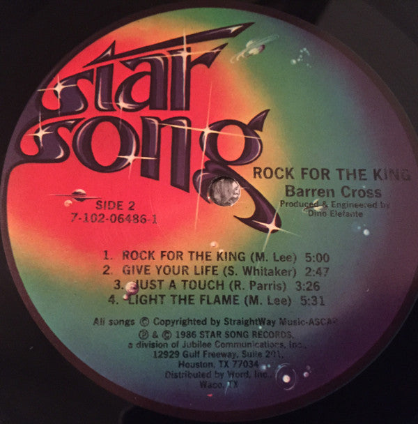 Barren Cross : Rock For The King (LP,Album)