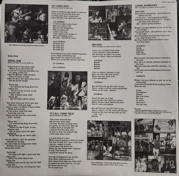 Barren Cross : Rock For The King (LP,Album)