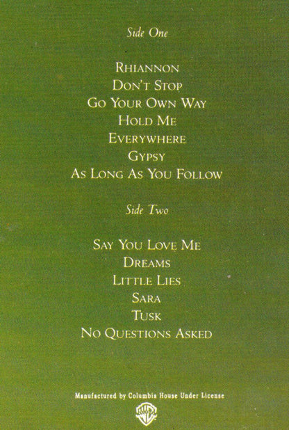 Fleetwood Mac : Greatest Hits (LP,Compilation,Club Edition)