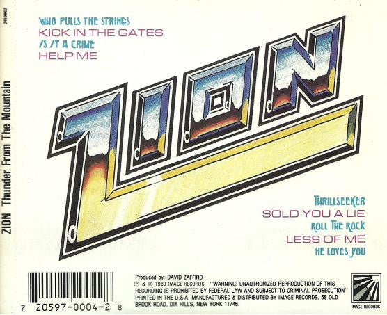 Zion (7) : Thunder From The Mountain (Album)