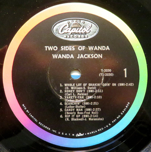 Wanda Jackson : Two Sides Of Wanda (LP,Mono)