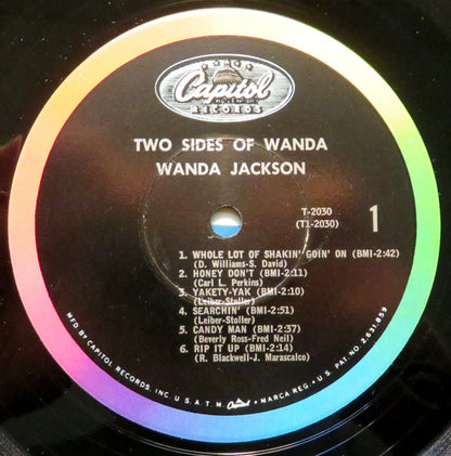 Wanda Jackson : Two Sides Of Wanda (LP,Mono)