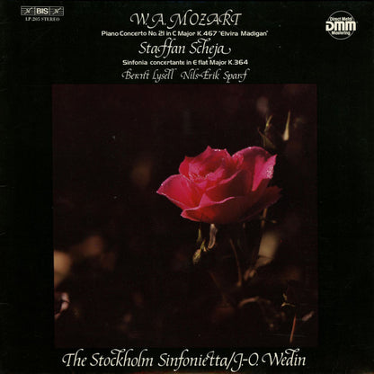 Wolfgang Amadeus Mozart, Staffan Scheja : Piano Concerto No. 21 In C Major K. 467 "Elvira Madigan" / Sinfonia Concertante In E Flat Major K. 364 (LP,Album,Stereo)