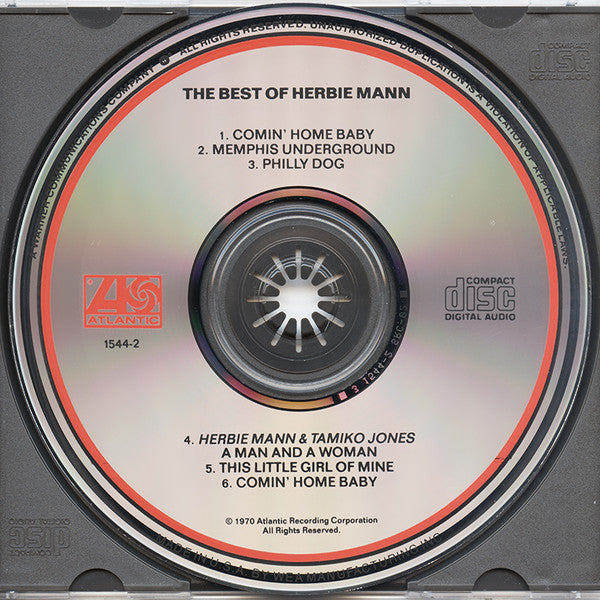 Herbie Mann : The Best Of Herbie Mann (Compilation,Reissue)