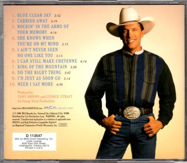 George Strait : Blue Clear Sky (HDCD,Album,Club Edition)