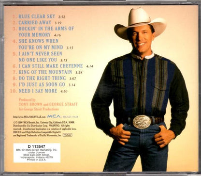 George Strait : Blue Clear Sky (HDCD,Album,Club Edition)