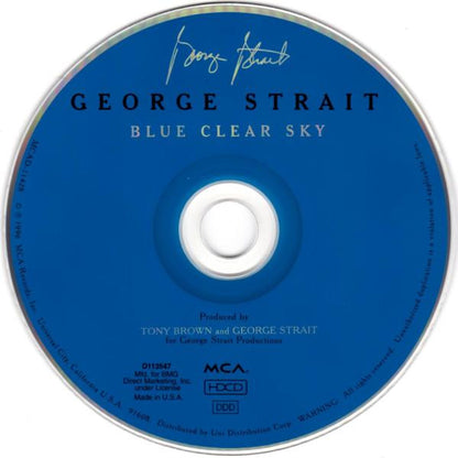 George Strait : Blue Clear Sky (HDCD,Album,Club Edition)