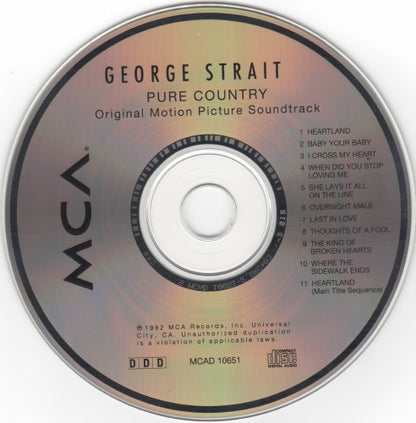 George Strait : Pure Country (Original Motion Picture Soundtrack) (Album,Club Edition)