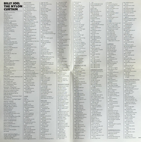 Billy Joel : The Nylon Curtain (Album,Club Edition,Reissue,Repress)