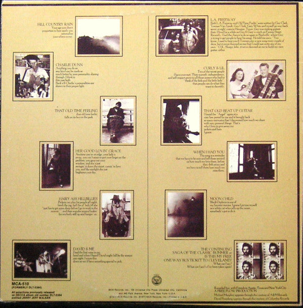 Jerry Jeff Walker : Jerry Jeff Walker (LP,Album,Reissue)