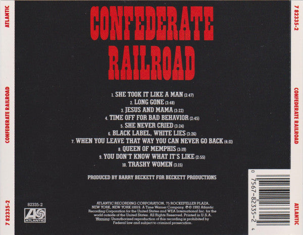 Confederate Railroad : Confederate Railroad (Album)
