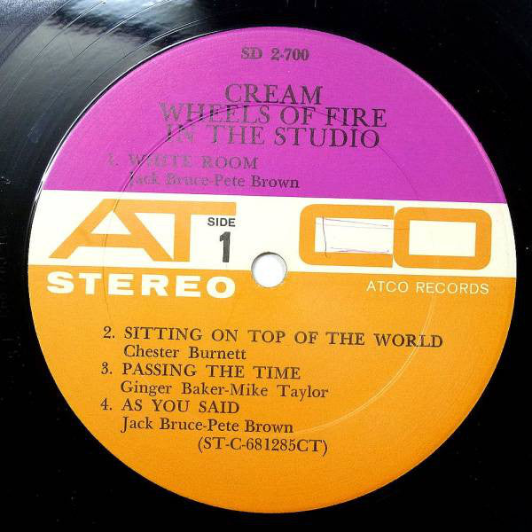 Cream (2) : Wheels Of Fire (LP,Album)