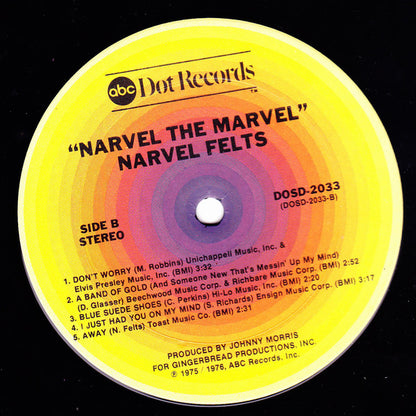 Narvel Felts : Narvel The Marvel (LP,Album)
